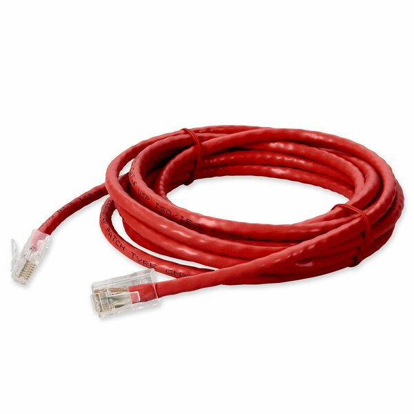 Add-On 7FT RJ-45 MALE TO RJ-45 MALE STRAIGHT RED CAT6 UTP COPPER PVC CABLE ADD-7FCAT6NB-RD
